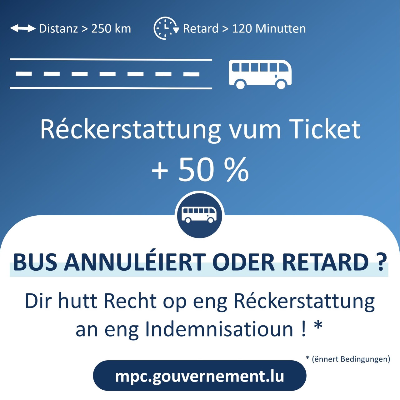 Bus annulléiert